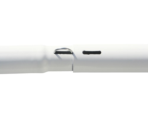 Gros plan d''un tuyau en plastique blanc avec des renfoncements