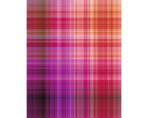 Papier peint panoramique intissé V4-768 Lightlines 4 pces 200 x 250 cm Motif à carreaux abstrait