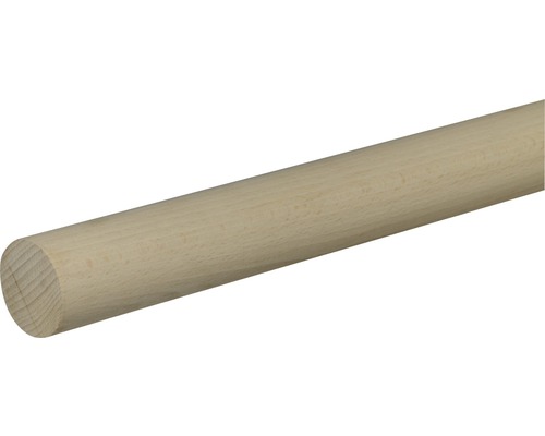 Barre ronde hêtre brut Ø 45& mm L& 1000& mm Baguette ronde en bois