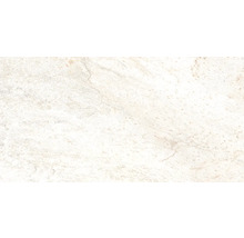 Carrelage sol et mur en grès cérame fin Quarzite Blanco 32 x 62,5 x 0,9 cm-thumb-0