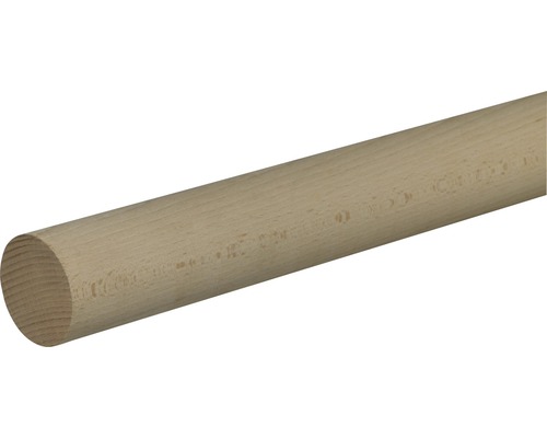Barre ronde hêtre brut Ø 50& mm L& :& 1000& mm Baguette ronde en bois