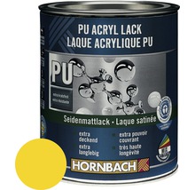 Laque couleur PU HORNBACH laque acrylique mate satinée RAL 1021 jaune colza 750 ml-thumb-0