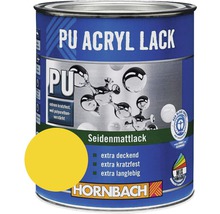 Laque couleur PU HORNBACH laque acrylique mate satinée RAL 1021 jaune colza 750 ml-thumb-1