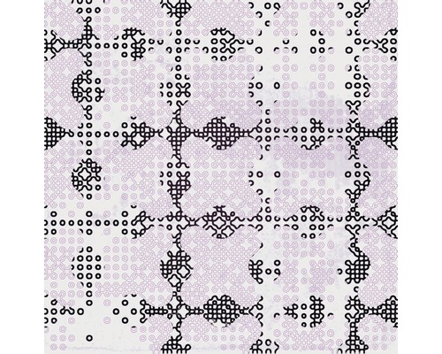 Papier peint panoramique intissé V5-783 Sintra 5 pces 250 x 250 cm Motif abstrait avec cercles et éléments floraux