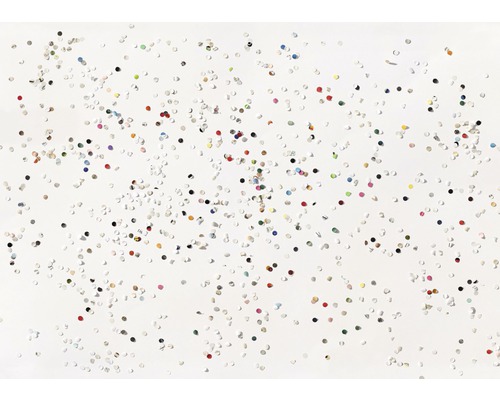 Papier peint panoramique intissé V7-780 Stantape 7 pces 350 x 250 cm Confettis sur fond clair