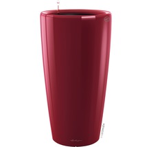 Haut pot de fleurs en plastique