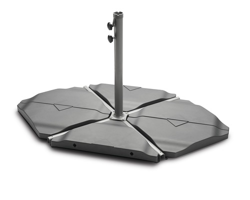 Support de parasol avec plaques pour parasols