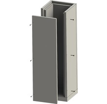 Montage d''une armoire haute avec des vis