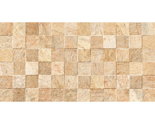 Quadratische Bodenfliesen mit Steinoptik