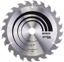Kreissägeblatt Optiline Wood Bosch H Ø 190x20 Z 24