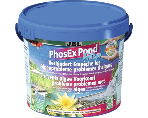 Produit de prévention contre les algues JBL PhosEx Pond Filter 2,5 kg 5 l