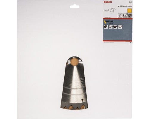 Lame de scie circulaire Bosch de 350 millimètres de diamètre pour bois