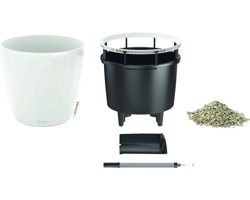 Pot de fleurs Lechuza Classico 21 avec système d’irrigation et accessoires