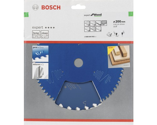 Lame de scie à bois Bosch Expert, diamètre 200 millimètres