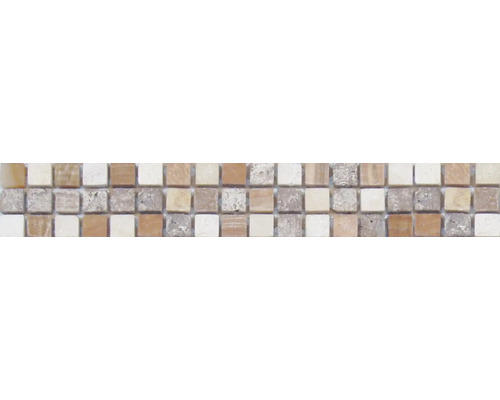 Bordure en pierre naturelle MC2, beige, 30,5 x 4,8 cm