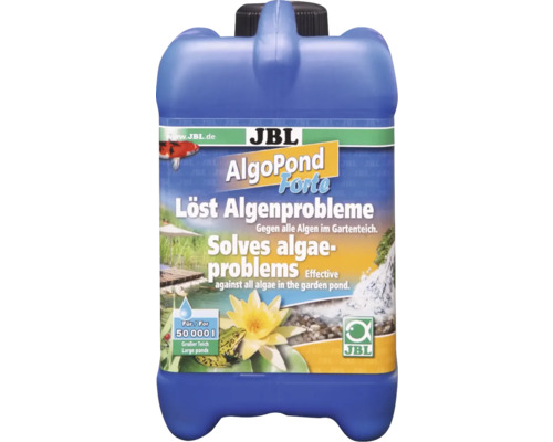 Algicide JBL AlgoPond Forte 2,5 l JBL AlgoPond Forte anti-algues pour grands bassins