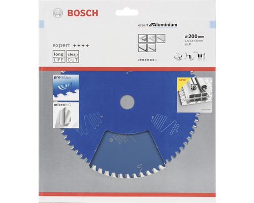 Lame de scie Bosch Expert Aluminium d''un diamètre de 200 millimètres