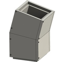Boîte aux lettres cubique en bois