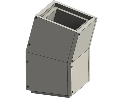 Courbe 15° Furado F avec dimensions intérieures 21x21cm Dimensions extérieures 31x31cm Courbe 15° Furado F avec dimensions intérieures 21x21cm Dimensions extérieures 31x31cm