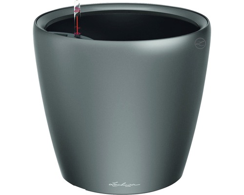 Pot de fleurs Lechuza Classico LS Ø 28 x H 26 cm anthracite avec système d'arrosage de la terre avec insert pour plantes substrat indicateur de niveau d'eau Pot de fleurs Lechuza Classico LS Ø 28 x H 26 cm anthracite avec système d'arrosage de la terre avec insert pour plantes substrat indicateur de niveau d'eau