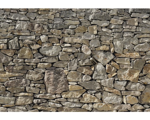Papier peint panoramique 8-727 VOL 15 Stone Wall 8 pces 368 x 254 cm-0
