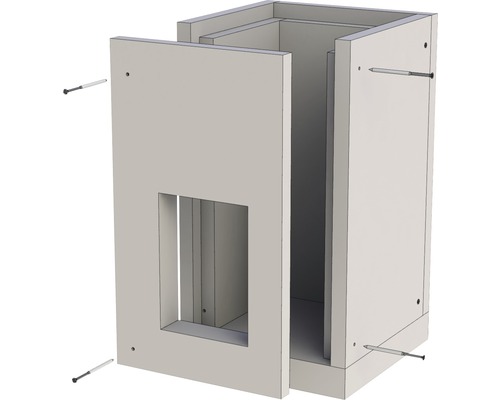 Furado F Sockelelement 500mm mit Ausschnitt I23x23cm A33x33cm