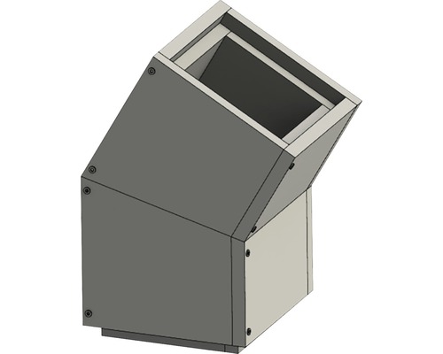 Courbe 30° Furado F avec dimensions intérieures 23x23cm Dimensions extérieures 33x33cm Courbe 30° Furado F avec dimensions intérieures 23x23cm Dimensions extérieures 33x33cm