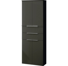 Meuble haut FACKELMANN Style/Kara largeur 61 cm anthracite déjà monté