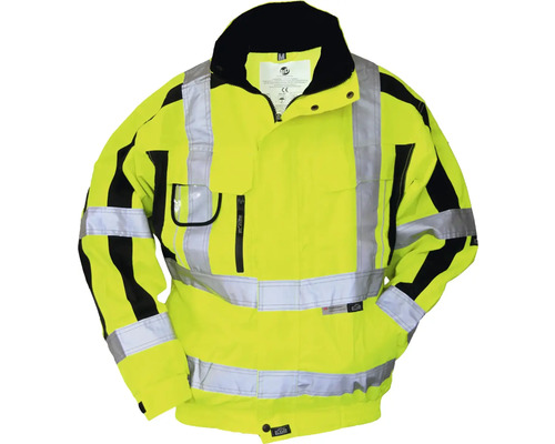 Veste de securite pour pilote Keflavik jaune fluo taille M HORNBACH Luxembourg