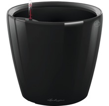 Pot de fleurs noir avec indicateur de niveau d''eau