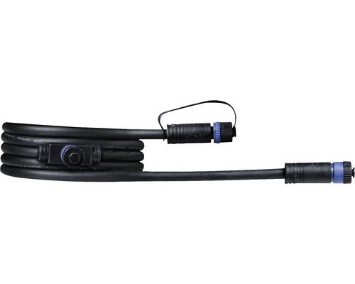 Câble Paulmann Plug & Shine IP68 1in-2out 2,0 m noir 24V Câble Paulmann Plug & Shine IP68 1in-2out 2,0 m noir 24V
