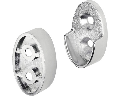 Support de barre de penderie pour tringle à vêtements, 2 pièces Support de tringle à vêtements pour montage mural