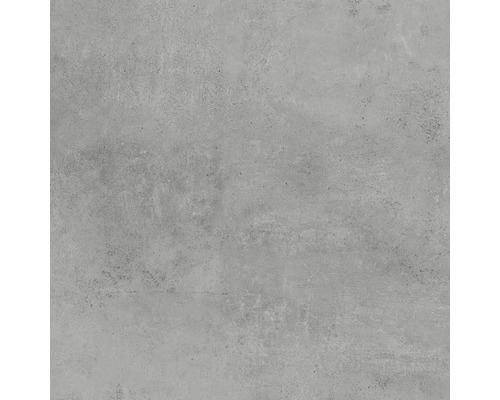 Carrelage sol et mur en grès cérame fin HOMEtek grey mat 100 x 100 cm