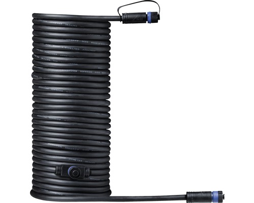 Câble Paulmann Plug & Shine IP68 1in-2out 10 m noir 24V