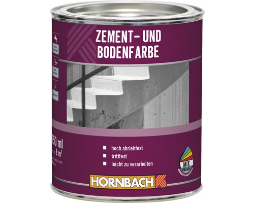 Zement- und Bodenfarbe im Metalleimer von Hornbach