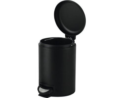 Tretabfalleimer mit offenem Deckel