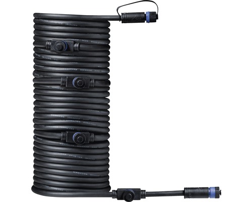 Câble Paulmann Plug & Shine IP68 1in-5out noir 10 m