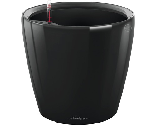 Pot de fleurs Lechuza Classico LS Ø 50 x h 47 cm noir avec système d'arrosage de la terre avec insert pour plantes substrat indicateur de niveau d'eau Pot de fleurs Lechuza Classico LS Ø 50 x h 47 cm noir avec système d'arrosage de la terre avec insert pour plantes substrat indicateur de niveau d'eau