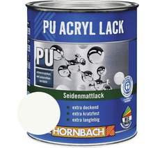 HORNBACH Buntlack PU Acryllack seidenmatt barytweiß 750 ml-thumb-0