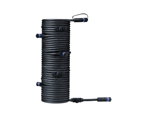 Câble Paulmann Plug & Shine IP68 1in-7out noir 15 m Câble Paulmann Plug & Shine IP68 1in-7out noir 15 m