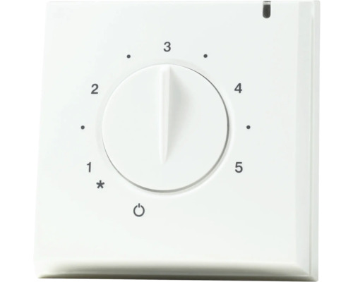 Thermostat mit Drehknopf zur Temperaturregelung