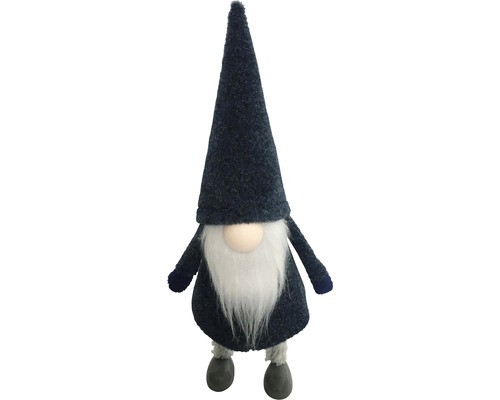 Figurine décorative Lafiora gnome h 27 cm bleu