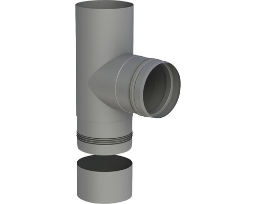 Cache-trou de cheminée pour poêle - 200 mm - Couvercle de cheminée en acier  inoxydable - Couvercle intérieur en PVC - Couvercle déodorant : :  Bricolage