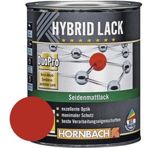 Laque couleur hybride HORNBACH laque pour meuble mate satinée RAL 3000 rouge feu 375 ml