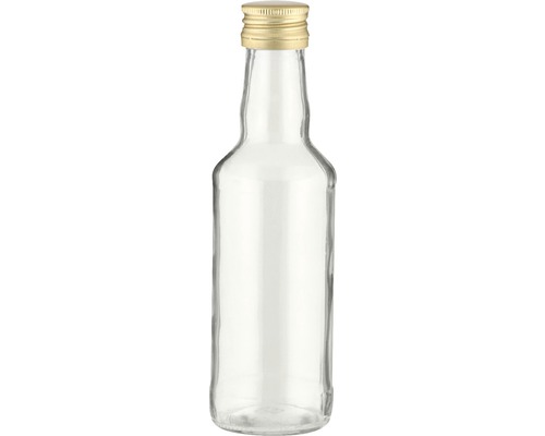 Flasche, Vorratsflasche mit Schraubverschluss 200 ml inkl. Deckel