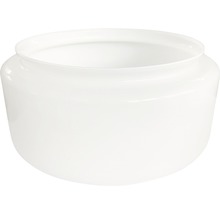 Verre de lampe blanc