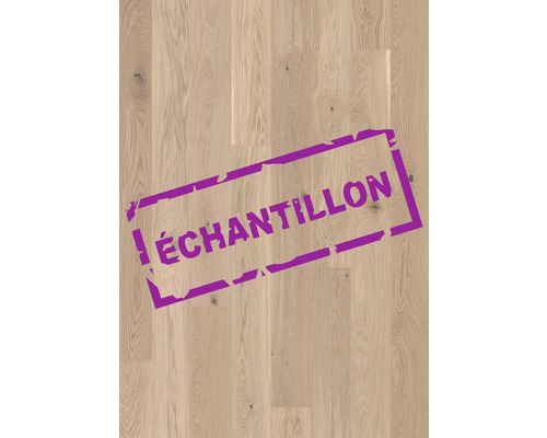 Échantillon parquet SKANDOR Crystal Oak chêne plancher de maison de campagne 2190 x 162 x 12 mm Échantillon de parquet en chêne clair