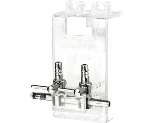 Aquarium Verteilerhahn mit zwei Wegen