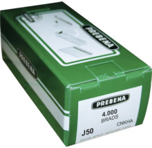 Clous à tête plate Prebena type J50CNKHA 4000 pcs