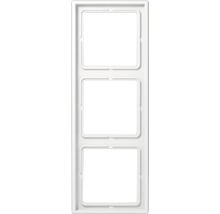 Plaque d'interrupteur triple Jung LS 983 WW blanc alpin LS990-thumb-1
